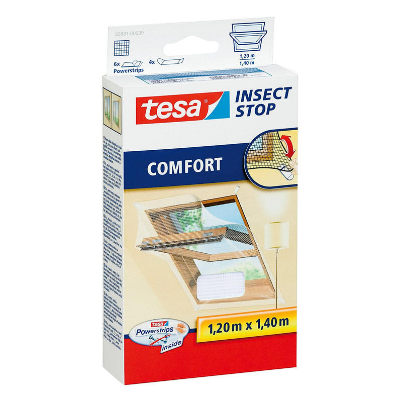 tesa-55881-red-anti-mosquitos-ventana-blanco-12-x-14m