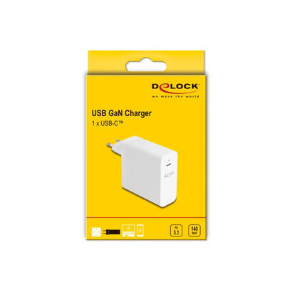 cargador-usb-gan-delock-1x-usb-c-140-vatios-blanco-pd-31-41471