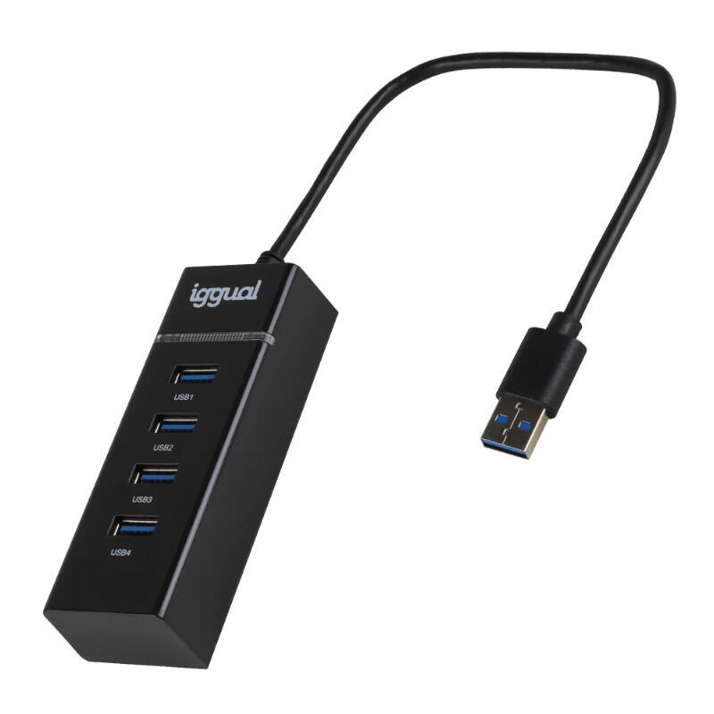 iggual-hub-usb-a-30-x-4-puertos-hub-a-4p iggual-hub-usb-a-30-x-4-puertos-hub-a-4p