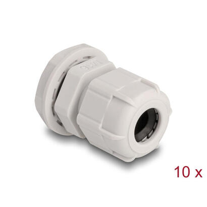 delock-60654-prensacables-m16-10-piezas-gris