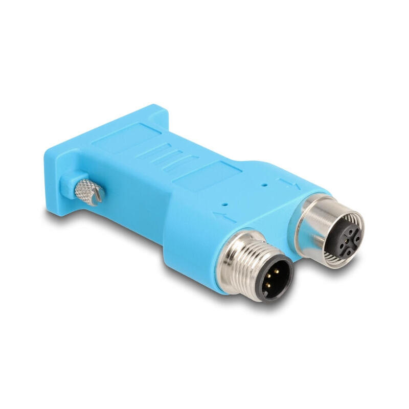 delock-60665-d-sub-9-hembra-a-m12-macho-y-hembra-divisor-de-bus-can-de-5-pines-con-codificacion-a-de-180-azul