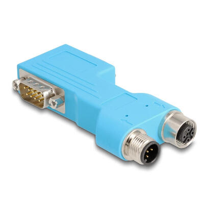 delock-60666-d-sub-9-macho-y-hembra-a-m12-macho-y-hembra-divisor-de-bus-can-de-5-pines-con-codificacion-a-90-azul