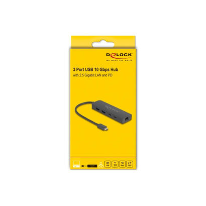 hub-delock-64110-de-interfaz-usb-32-gen-2-31-gen-2-type-c-10000-mbits-negro