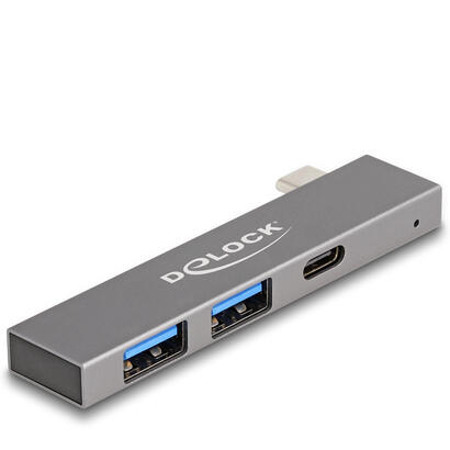 delock-3-port-slim-usb-hub-con-usb-tipo-c-a-1-x-usb-5-gbps-usb-tipo-c