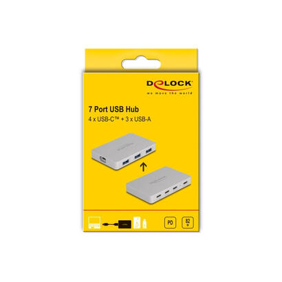 delock-64279-concentrador-usb-de-7-puertos-con-4-usb-type-c-hembra-y-3-usb-tipo-a-hembra-con-pd-82-w