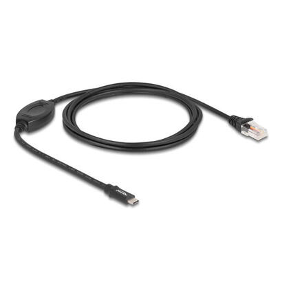 delock-64305-adaptador-usb-20-type-c-macho-a-1-x-serie-rs-232-rj45-macho-18-m-negro