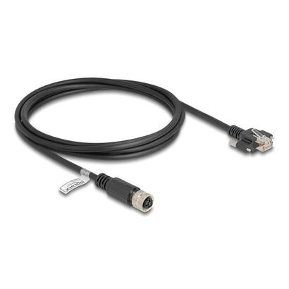 delock-m12-cable-d-kodiert-4-pin-hembra-a-rj45-macho-cat5e-ftp-2-m-negro