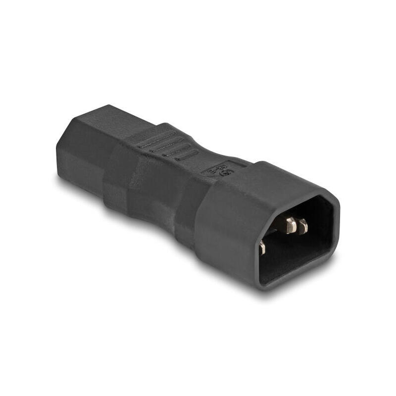 delock-80467-cambiador-de-genero-para-cable-iec-60320-c14-iec-60320-c13-negro