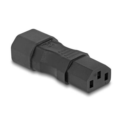 delock-80467-cambiador-de-genero-para-cable-iec-60320-c14-iec-60320-c13-negro