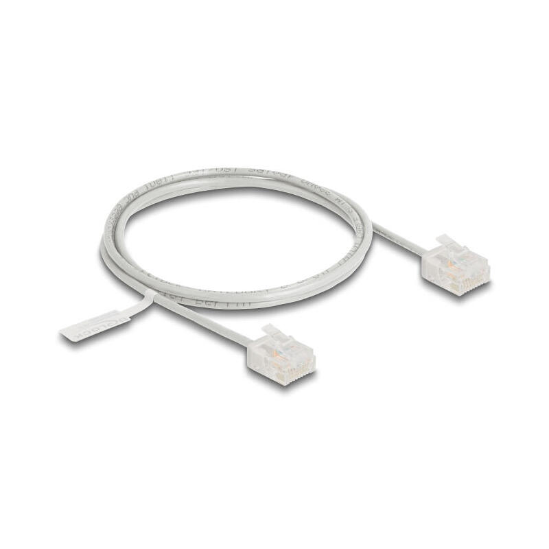 delock-rj45-cable-de-red-cat6-utp-ultra-slim-1-m-gris-con-kurzen-machon delock-rj45-cable-de-red-cat6-utp-ultra-slim-1-m-gris-con-kurzen-machon