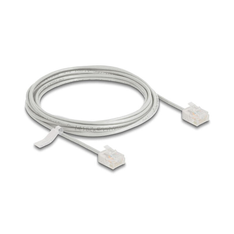delock-rj45-cable-de-red-cat6-utp-ultra-slim-3-m-gris-con-kurzen-machon delock-rj45-cable-de-red-cat6-utp-ultra-slim-3-m-gris-con-kurzen-machon
