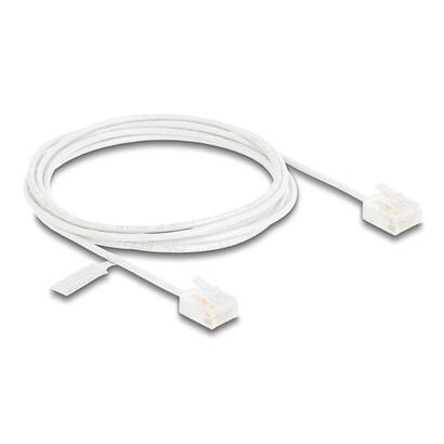 delock-rj45-cable-de-red-cat6-utp-ultra-slim-2-m-blanco-con-kurzen-machon