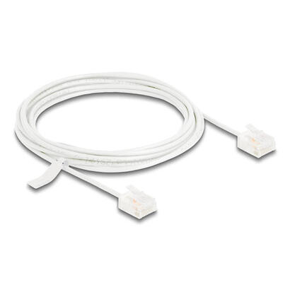 delock-rj45-cable-de-red-cat6-utp-ultra-slim-3-m-blanco-con-kurzen-machon
