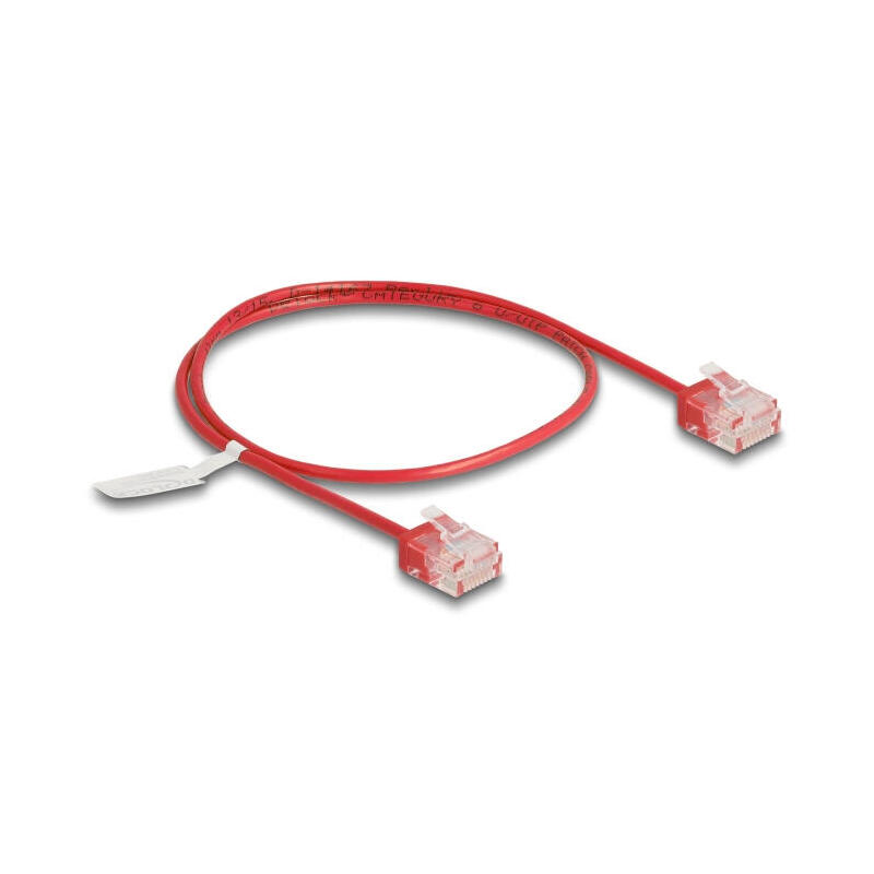 delock-rj45-cable-de-red-cat6-utp-ultra-slim-05-m-rojo-con-kurzen-machon delock-rj45-cable-de-red-cat6-utp-ultra-slim-05-m-rojo-con-kurzen-machon