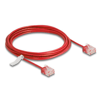 delock-rj45-cable-de-red-cat6-utp-ultra-slim-3-m-rojo-con-kurzen-machon