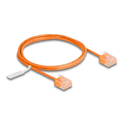 delock-rj45-cable-de-red-cat6-utp-ultra-slim-1-m-naranja-con-kurzen-machon