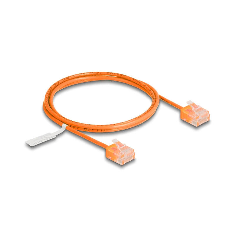 delock-rj45-cable-de-red-cat6-utp-ultra-slim-1-m-naranja-con-kurzen-machon