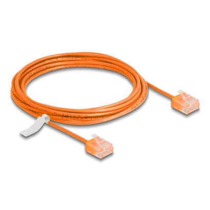 delock-rj45-cable-de-red-cat6-utp-ultra-slim-3-m-naranja-con-kurzen-machon