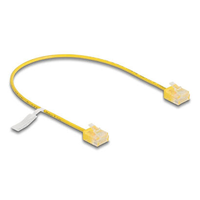 delock-rj45-cable-de-red-cat6-utp-ultra-slim-03-m-amarillo-con-kurzen-machon