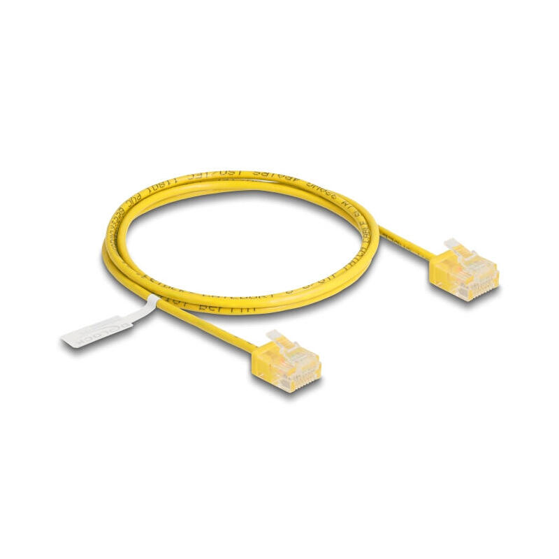 delock-rj45-cable-de-red-cat6-utp-ultra-slim-1-m-amarillo-con-kurzen-machon delock-rj45-cable-de-red-cat6-utp-ultra-slim-1-m-amarillo-con-kurzen-machon