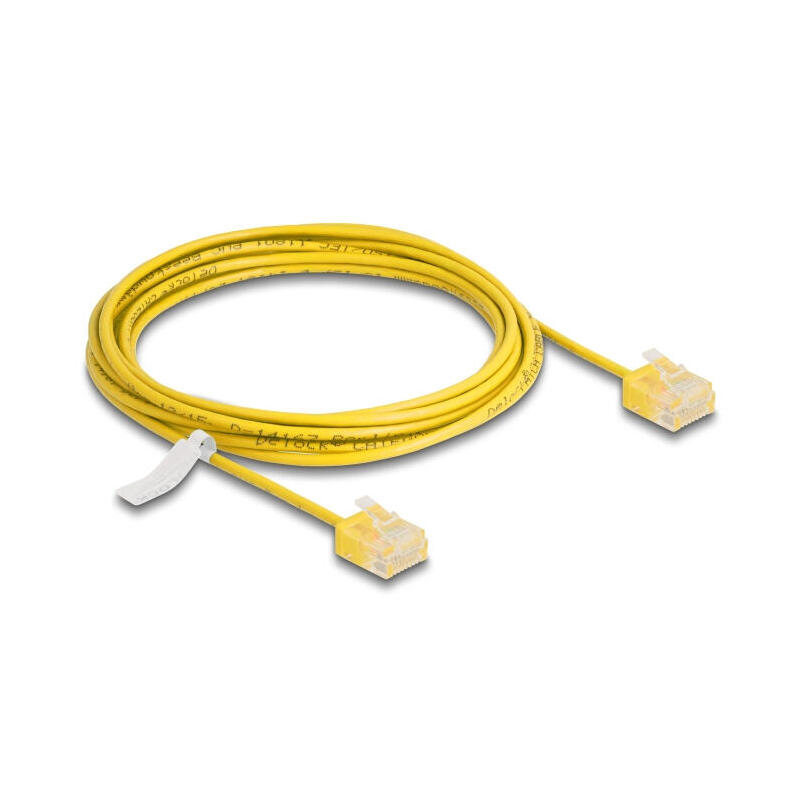delock-rj45-cable-de-red-cat6-utp-ultra-slim-3-m-amarillo-con-kurzen-machon delock-rj45-cable-de-red-cat6-utp-ultra-slim-3-m-amarillo-con-kurzen-machon