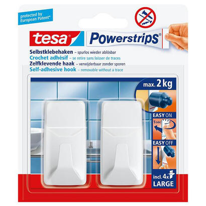 tesa-powerstrips-interior-gancho-toallero-blanco