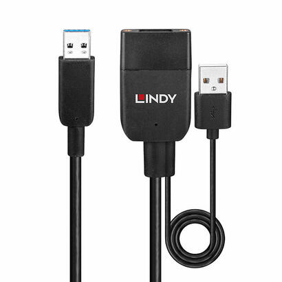 lindy-43357-hub-de-interfaz-usb-32-gen-2-31-gen-2-type-a-100-mbits-negro