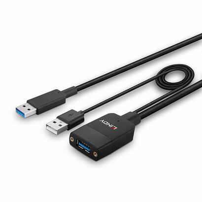 lindy-43357-hub-de-interfaz-usb-32-gen-2-31-gen-2-type-a-100-mbits-negro