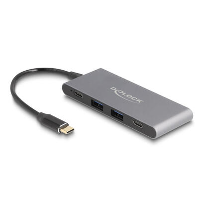 delock-64111-concentrador-de-4-puertos-usb-type-c-con-2-x-usb-tipo-a-y-2-x-usb-type-c-10-gbps