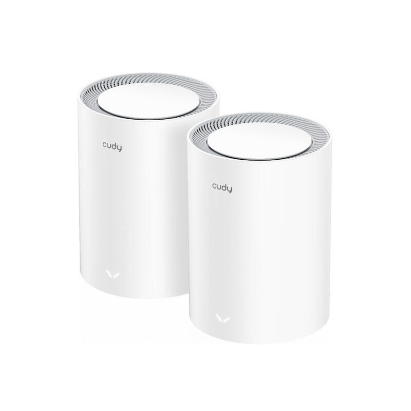 cudy-ax3000-pack-de-2-sistemas-wifi-6-mesh-ax3000-25g-dual-band-admite-ancho-de-banda-de-204080160mhz-1x-puerto