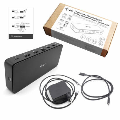 i-tec-thunderbolt-4-2x-display-dock-generation-3-7x-usb-thereof-1x-tb4-25glan-pd-92w-1m-tb4-cable-sd-tf-cardreader-35-mm-audio