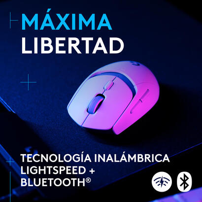 raton-inalambrico-logitech-g-g309-gaming-optico-6-botones-bluetooth-24-ghz-logitech-lightspeed-blanco