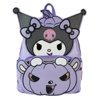 mochila-pumpkin-kuromi-sanrio-loungefly
