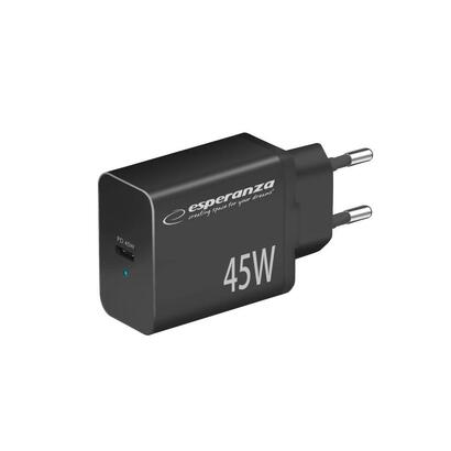 cargador-esperanza-ezc108k-de-red-45w-negro