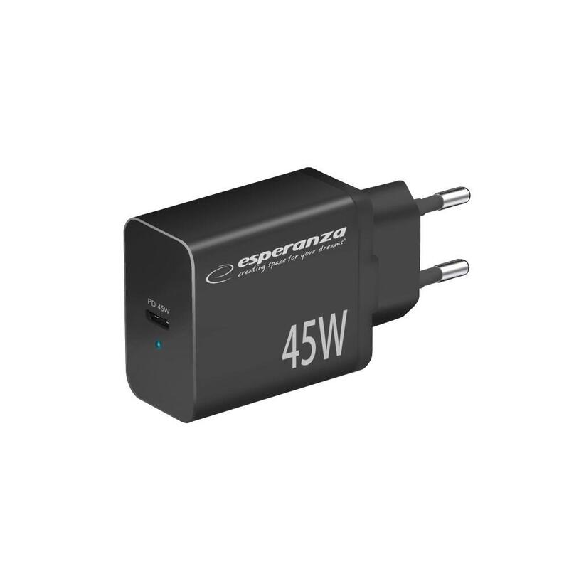 cargador-esperanza-ezc108k-de-red-45w-negro
