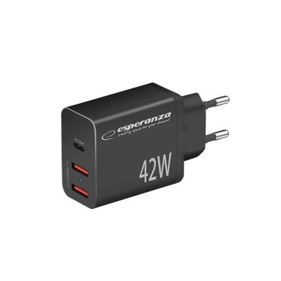 cargador-esperanza-ezc106k-de-red-42w-negro