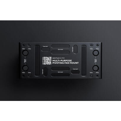 noctua-soporte-de-ventilador-multiproposito-nv-fm1-negro-giratorio-matt-junta-de-giro-de-360-nv-fm1