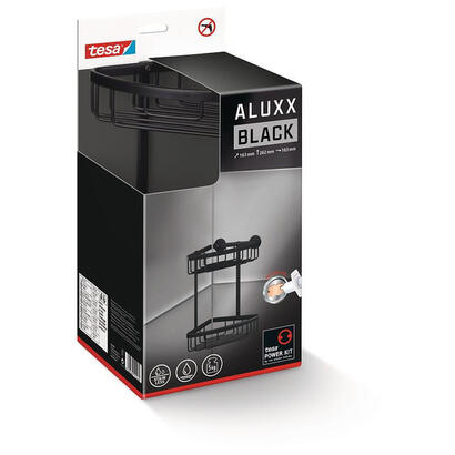 tesa-aluxx-black-aluminio-montado-en-pared-dispensador-de-ducha