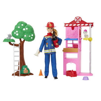 muneca-bombera-estacion-de-bomberos-barbie