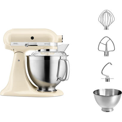 robot-kitchenaid-artisan-5ksm185ps-de-cocina-300-w-48-l-crema-de-color