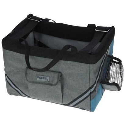 bolsa-kerbl-de-bicicleta-de-vacaciones-para-perrogato-gris-azul-hasta-7-kg-38x25x25-cm