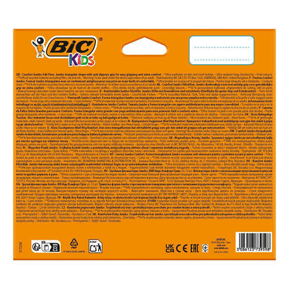 bic-kids-comfort-jumbo-pack-de-12-rotuladores-con-tinta-lavable-facil-de-limpiar-agarre-antideslizante-colores