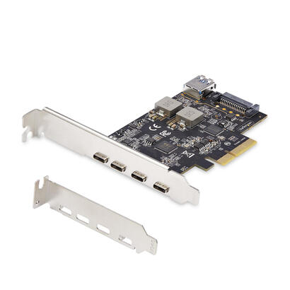 tarjeta-pcie-startechcom-de-5-puertos-usb-de-10gbps-4x-usb-c-1x-usb-a-hub-concentrador-interno-usb-32-de-10gbps-tarjeta-pci-expr