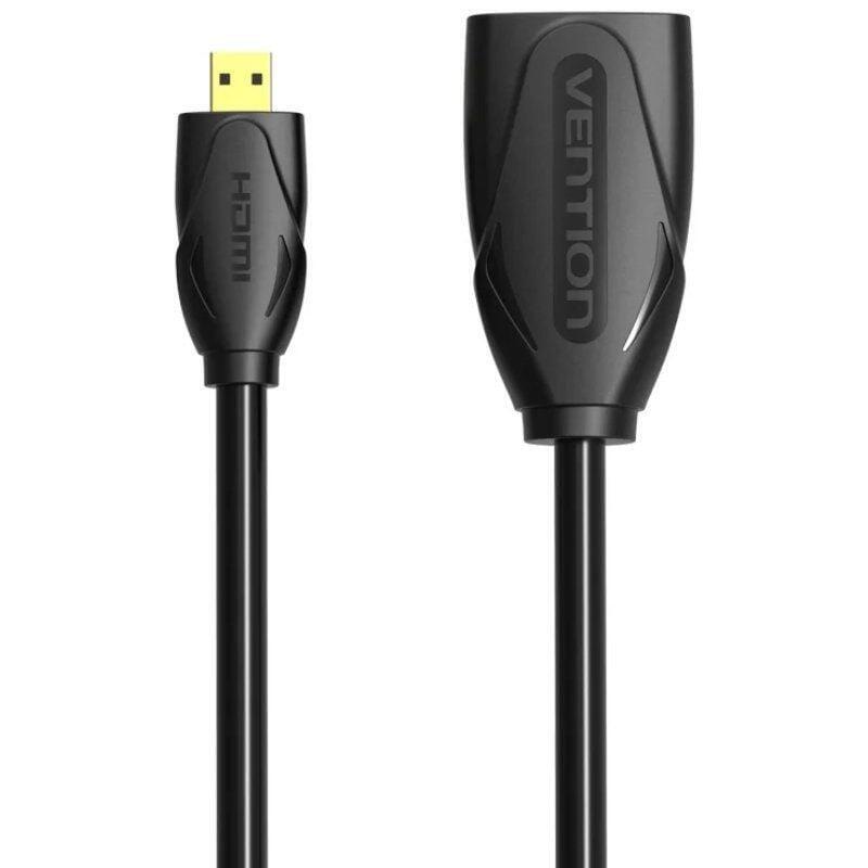 cable-alargador-micro-hdmi-4k-vention-abbbf-micro-hdmi-macho-hdmi-hembra-1m-negro