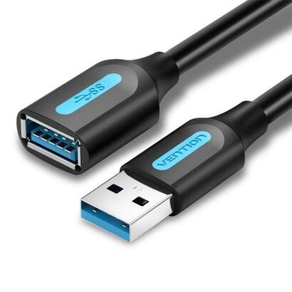 cable-alargador-usb-30-vention-cbhbj-usb-macho-usb-hembra-5m-negro