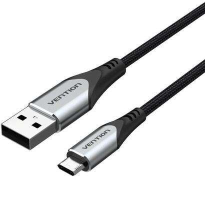 cable-usb-20-vention-cochf-microusb-macho-usb-macho-480mbps-1m-gris