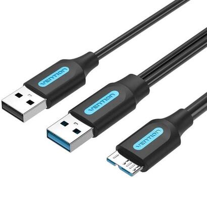 cable-usb-30-vention-cqpbf-usb-macho-microusb-macho-usb-20-macho-5gbps-1m-negro