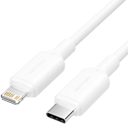 cable-usb-20-tipo-c-lightning-vention-lakwf-usb-tipo-c-macho-lightning-macho-hasta-27w-480mbps-1m-blanco