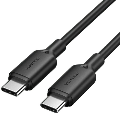 cable-usb-20-tipo-c-3a-vention-trcbh-usb-tipo-c-macho-usb-tipo-c-macho-hasta-60w-480mbps-2m-negro