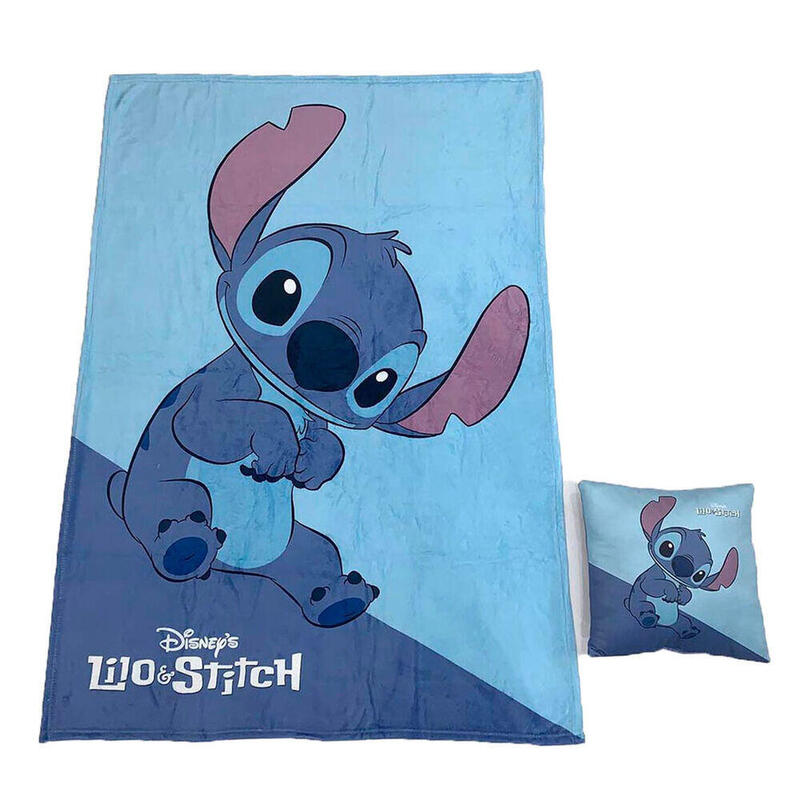 set-manta-polar-cojin-stitch-disney